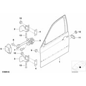 BMW Door Hinge - Genuine BMW 41518240081