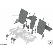 BMW Seat Track Cover - Genuine BMW 52207384859
