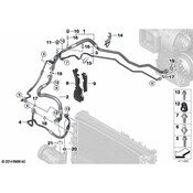 BMW Sealing Engine Compartment Right - Genuine BMW 64539312778