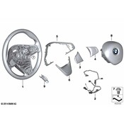 BMW Steering Wheel Wiring Harness - Genuine BMW 32306871211