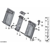BMW Seat Back Frame - Genuine BMW 52207235434