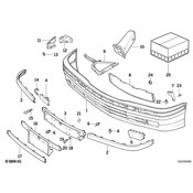 BMW Air Duct Left - Genuine BMW 51711977115