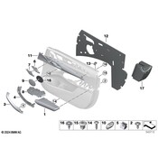 BMW Door Arm Rest - Genuine BMW 51418097031