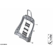 BMW Seat Back Frame - Genuine BMW 52108054046