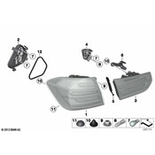 BMW Left Clamp - Genuine BMW 63217313419