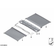 BMW Roof Opening Trim - Genuine BMW 54107409146