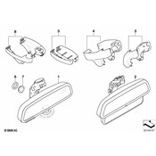 BMW Interior Mirror Ec - Led - Radio (315 Mhz) - Genuine BMW 51169174308
