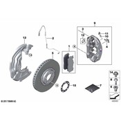 BMW Protection Plate Left - Genuine BMW 34112284767