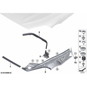 BMW Hood Seal - Genuine BMW 51767435524