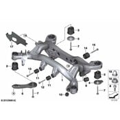 BMW Suspension Subframe Mount - Genuine BMW 33316768645