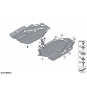 BMW Holder Tank Protection Right - Genuine BMW 51487158402