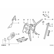 BMW Support Left - Genuine BMW 51328165081