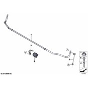 BMW Suspension Stabilizer Bar Rear - Genuine BMW 33556764425