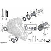 BMW Snap Ring (8X15) - Genuine BMW 27107539524