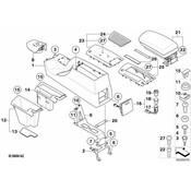 BMW Center Console Front Lower (X3) - Genuine BMW 51163404789