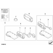 BMW Set Of Keys With Cas Control Unit (315 Mhz) - Genuine BMW 51210036014