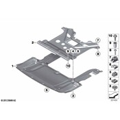 BMW Stiffening Plate - Genuine BMW 51717197500