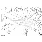 BMW Holder Brake Hose Left - Genuine BMW 41007184917