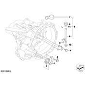 Mini Cooper Deflection Lever - Genuine Mini 23117515840