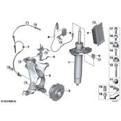 BMW Steering Knuckle - Genuine BMW 31217883636