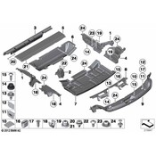 BMW Cover Lid (Black) - Genuine BMW 51497224833