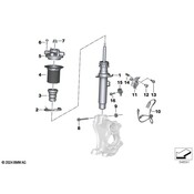 BMW Suspension Strut - Genuine BMW 37106895068