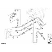 BMW Pipe With Protective Hose - Genuine BMW 34326767797