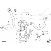 BMW Suction Pipe - Genuine BMW 11727508268