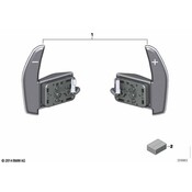 BMW Steering Wheel Shift Paddle Set - Genuine BMW 61317847610