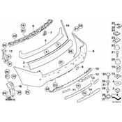BMW Diffusor (M) - Genuine BMW 51123433424