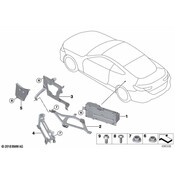 BMW Radio Amplifier - Genuine BMW 65125A3F6D5
