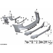 BMW Parking Aid Sensor Housing - Genuine BMW 51125A082E9