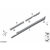 BMW Rocker Panel Molding Insulator - Genuine BMW 51777323265