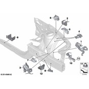BMW Bracket Agd Left - Genuine BMW 41007284100