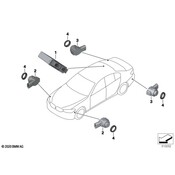 BMW Parking Aid Sensor - Genuine BMW 66209826963