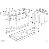 BMW Cover Positive Battery Terminal - Genuine BMW 61211370990