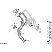BMW Catalytic Converter - Genuine BMW 18328671518