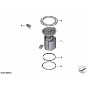 BMW Fuel Tank Pressure Sensor - Genuine BMW 16117361966