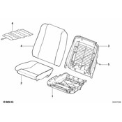 BMW Sensor Mat Co-Driver'S Seat Identif. - Genuine BMW 65778367595