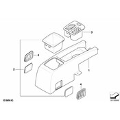 BMW Console Air Vent - Genuine BMW 52309115735