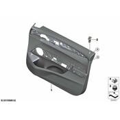 BMW Door Lock Knob Bezel - Genuine BMW 51419478920