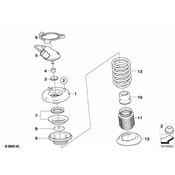BMW Strut Mount Reinforcement - Genuine BMW 31312283166