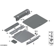BMW Deck Lid Seal - Genuine BMW 51477475720