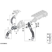 BMW Connection Pipe - Genuine BMW 11657802592