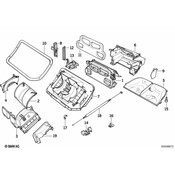 BMW Heater Control Cable (E36) - Genuine BMW 64111393264