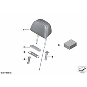 BMW Headrest - Genuine BMW 52107477757