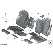 BMW Seat Back Cover - Genuine BMW 52108067311