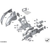 BMW Shock Absorber Bracket - Genuine BMW 41007947144