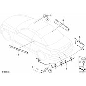 BMW Radio Antenna Mast - Genuine BMW 65206968652