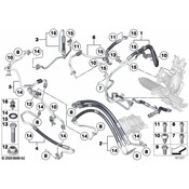 BMW Power Steering Return Hose - Genuine BMW 32416776437